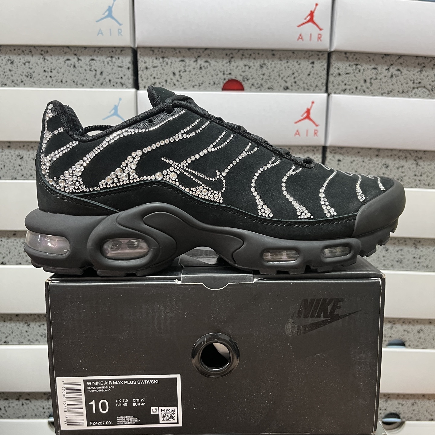 Nike Air Max Plus Swarovski Moonlight Black Silver Diamond FZ4237 - Image 10