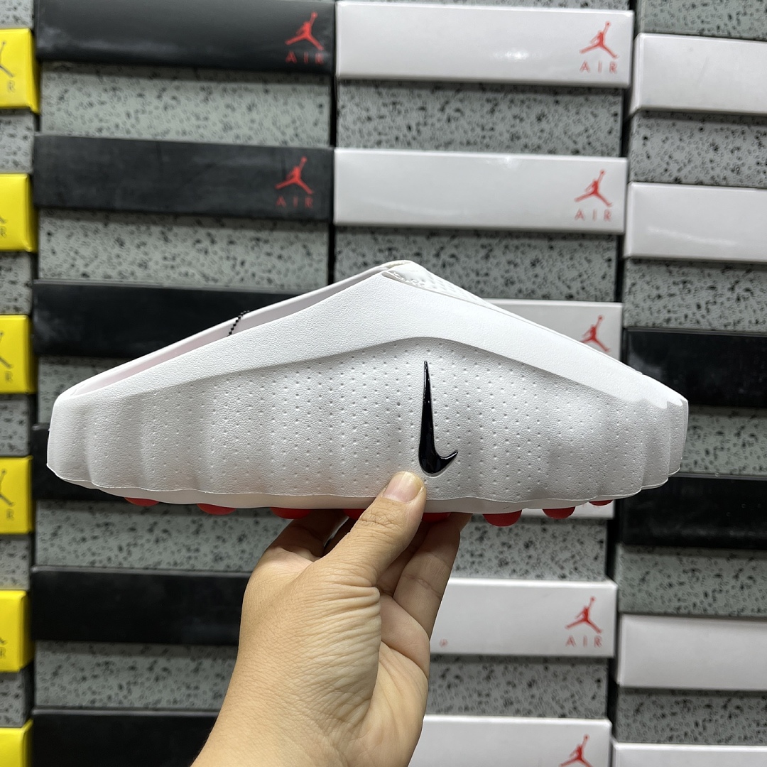 Nike Mind 001 Slide White Speed Red HQ4307-101 - Image 6