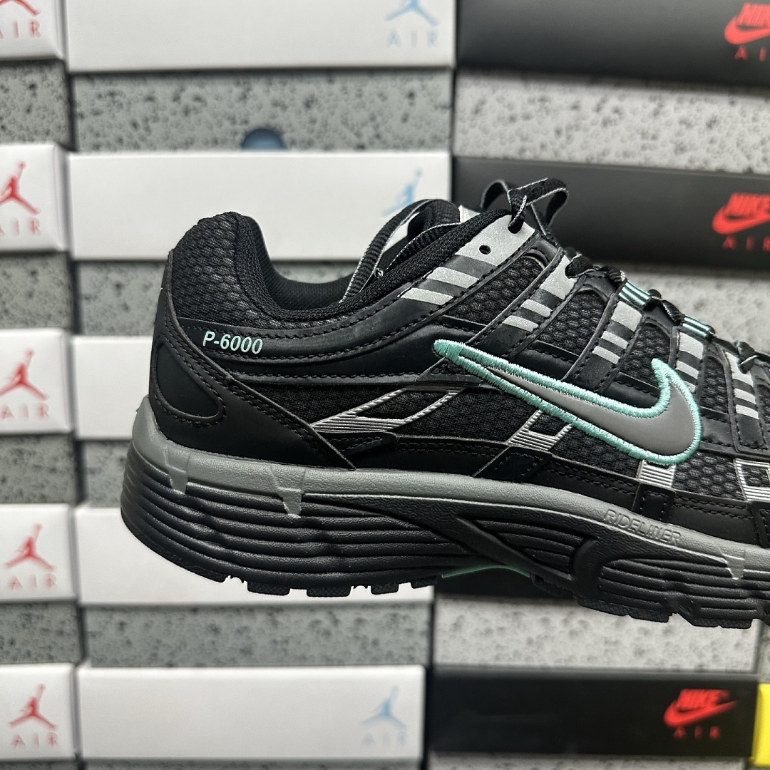 Nike P-6000 Black Hyper Turquoise Cool (Grey) - Image 6