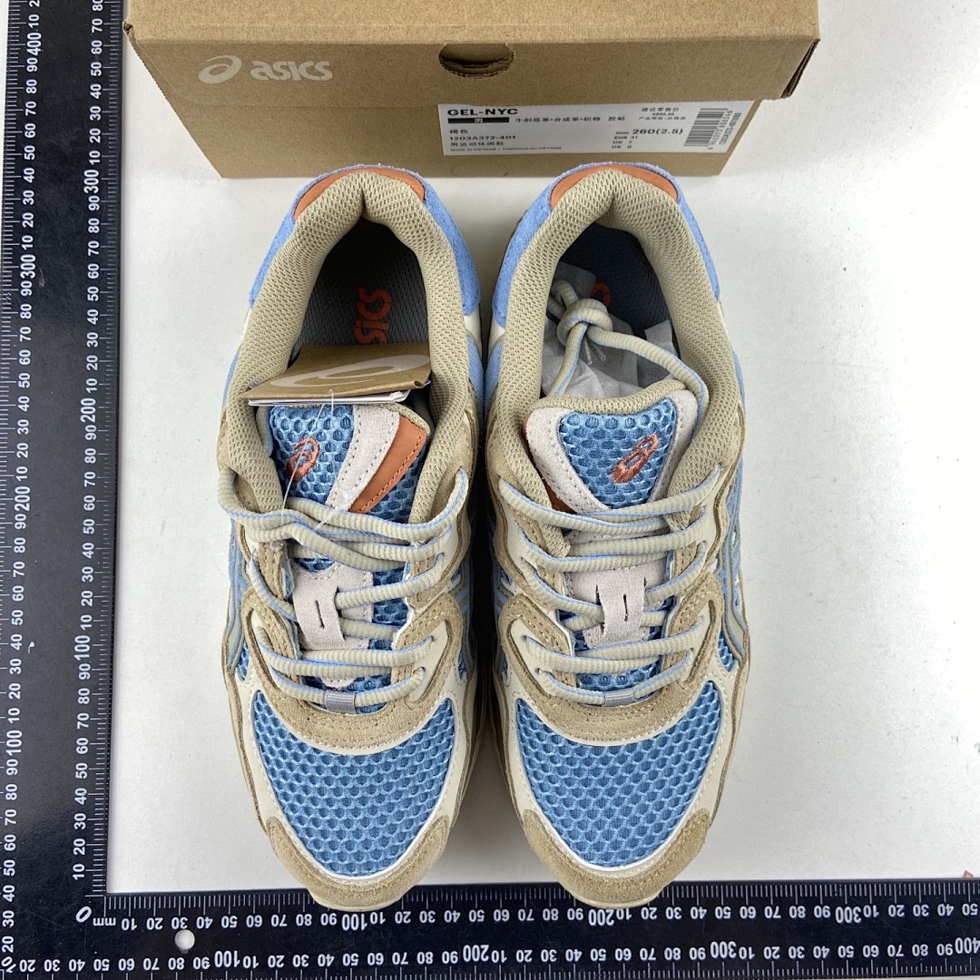 ASICS Gel-NYC Harbor Blue Wood Crepe NYC (Brown) - Image 8