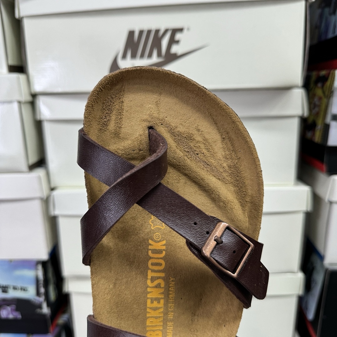 Birkenstock Birken Arizona Birkibuc Double Buckle Flip Flops - Image 7