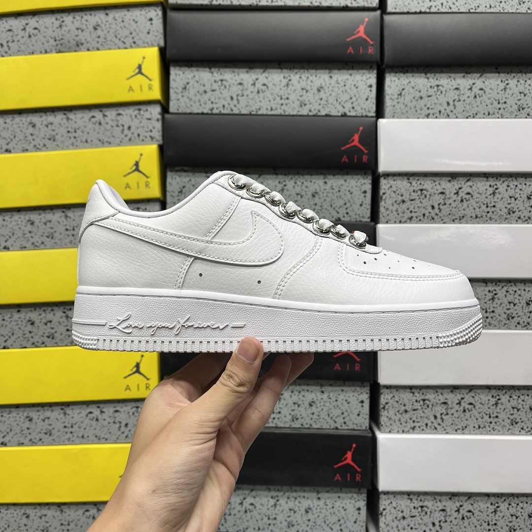 Nike Air Force 1 Low SP Drake NOCTA X Chrome Hearts White CZ8065-100Chrome - Image 8