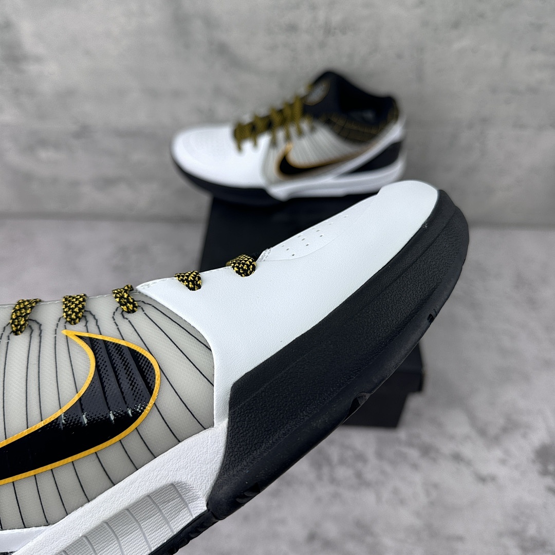 Nike Kobe 4 Protro White Black Del Sol ZK4 - Image 2