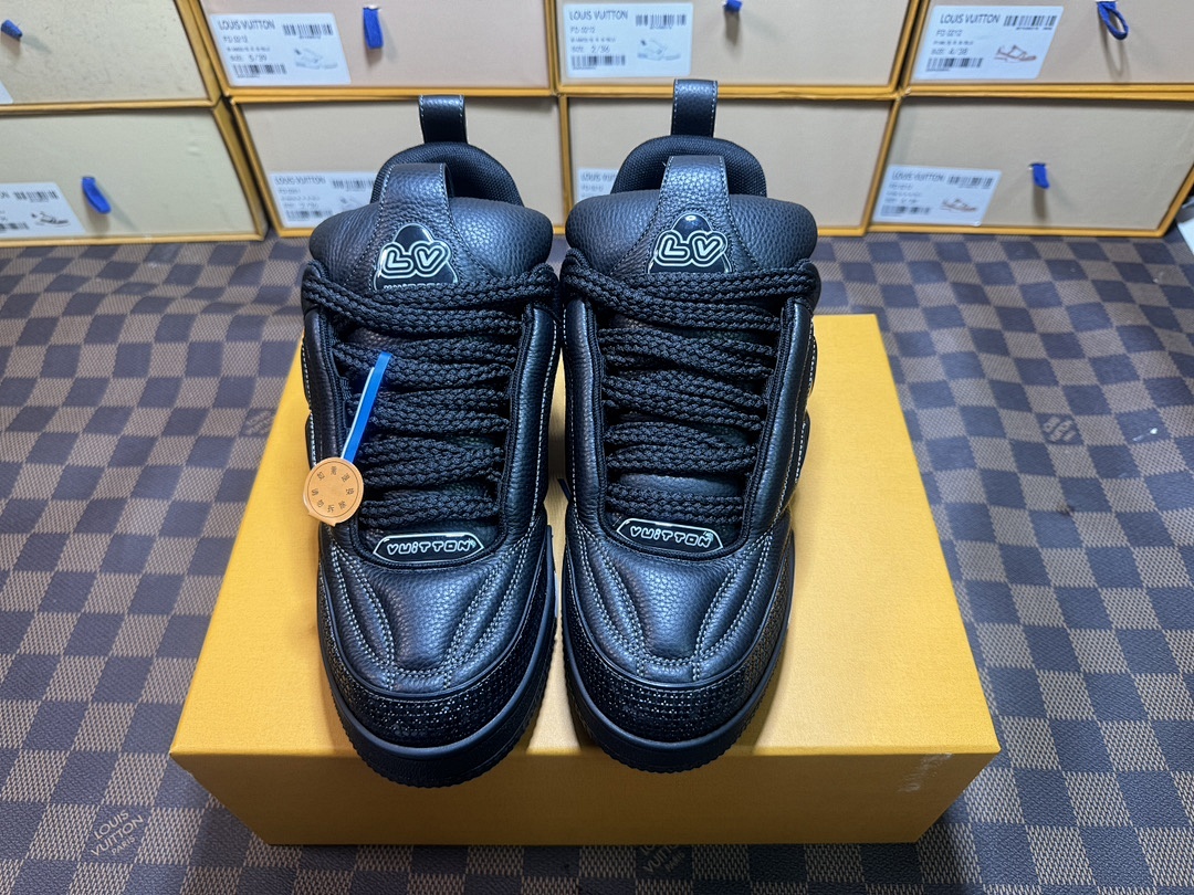 Louis Vuitton LV SkateBlack Sports Shoes - Image 9