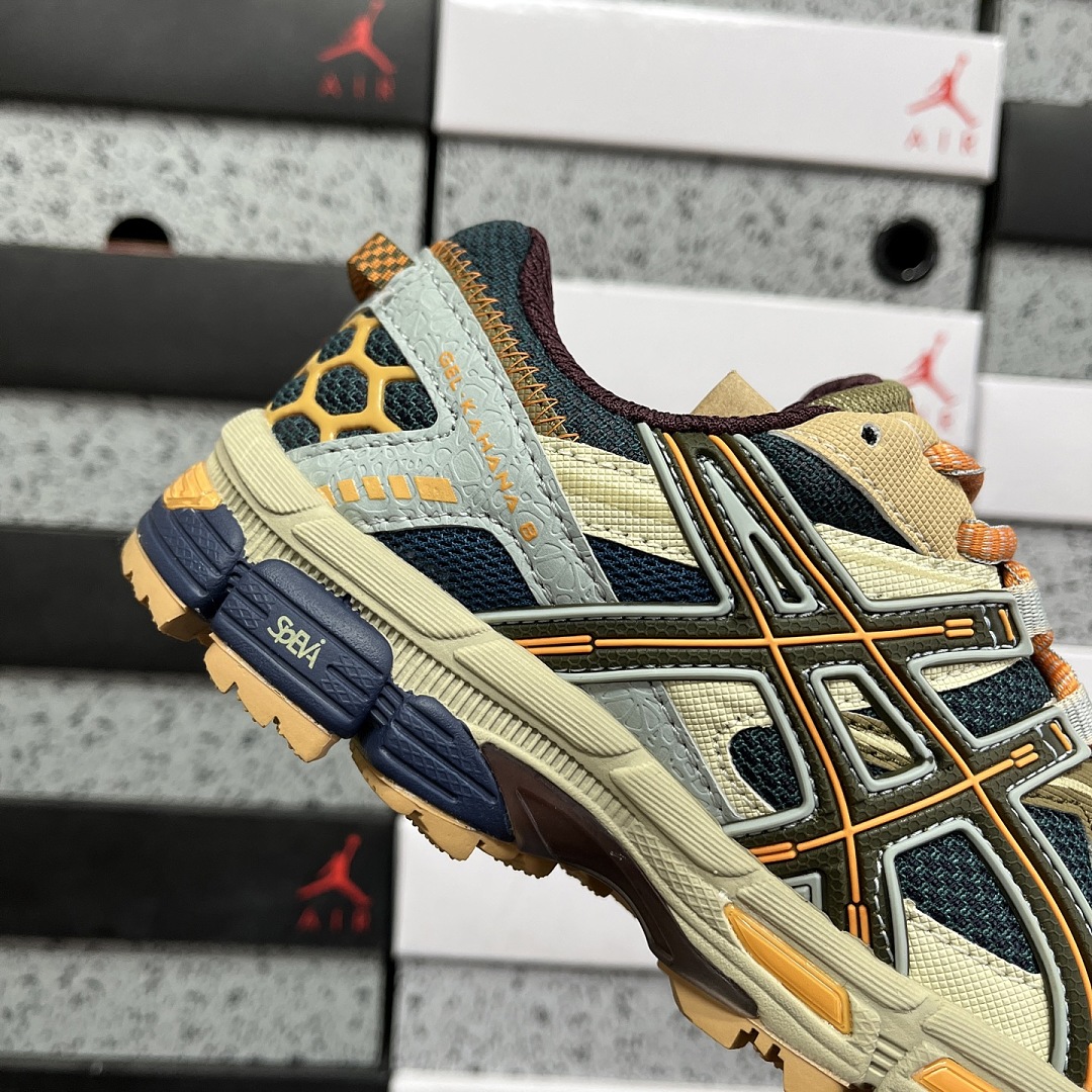 ASICS Gel-Kahana 8 1011B109-024 (Green Orange) - Image 7
