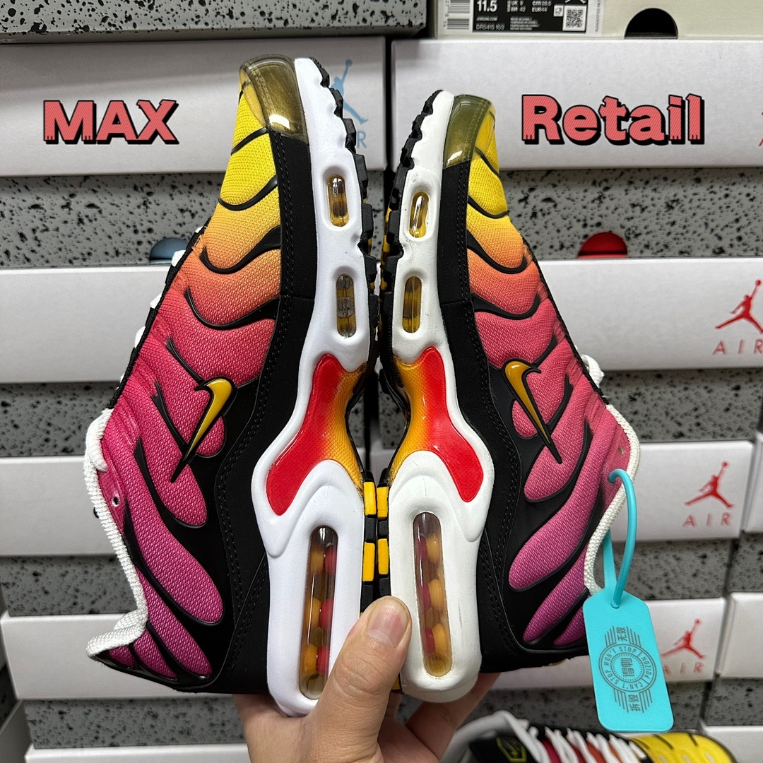Nike Air Max Plus Yellow Pink Gradient - Image 9