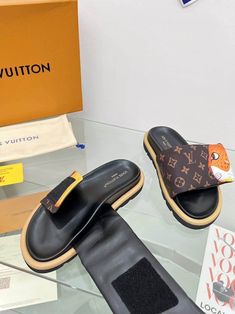 Louis Vuitton Velcro Slippers - Image 3