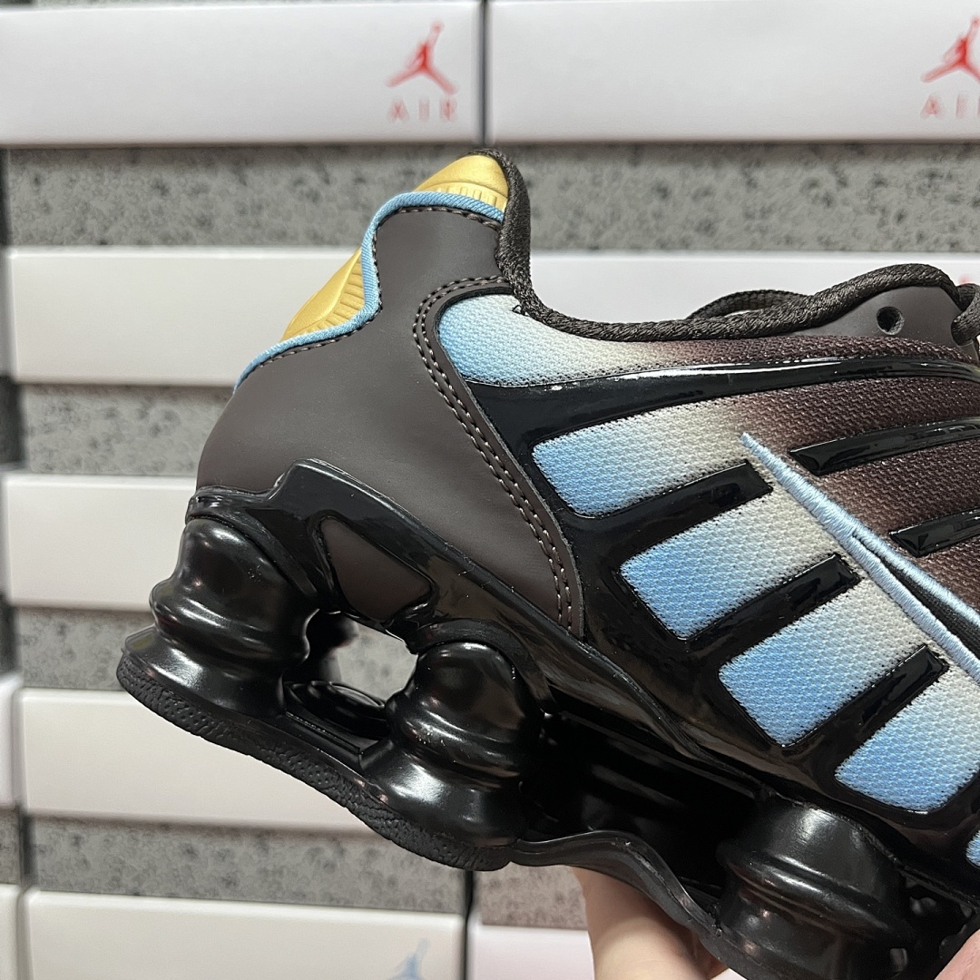 Nike Shox TL Velvet Brown Denim Turquoise - Image 5