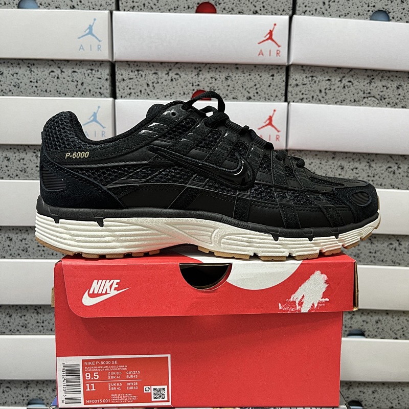 Nike P-6000 Suede Anthracite (Metallic Silver)