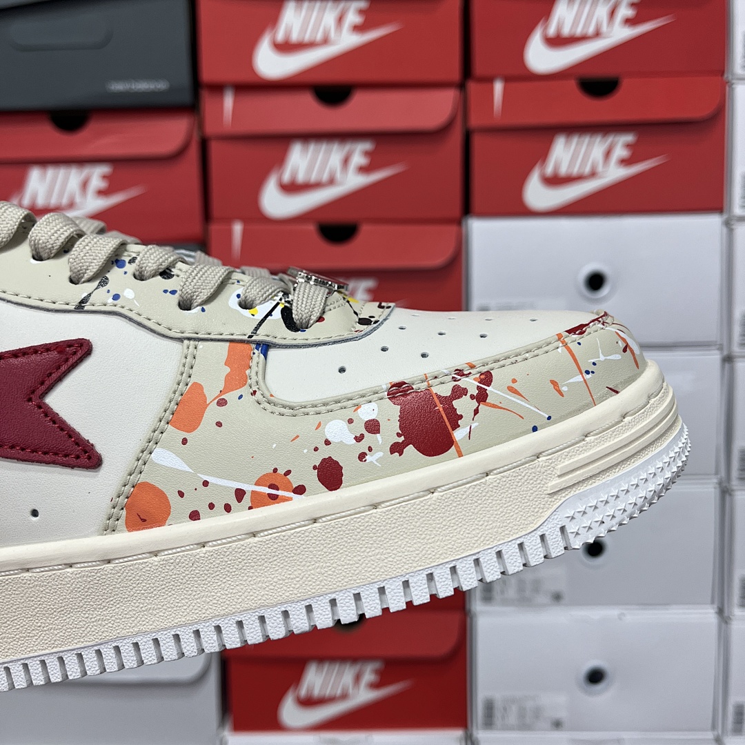 Bape A Bathing Ape Bape Sta Paint (Beige) - Image 9