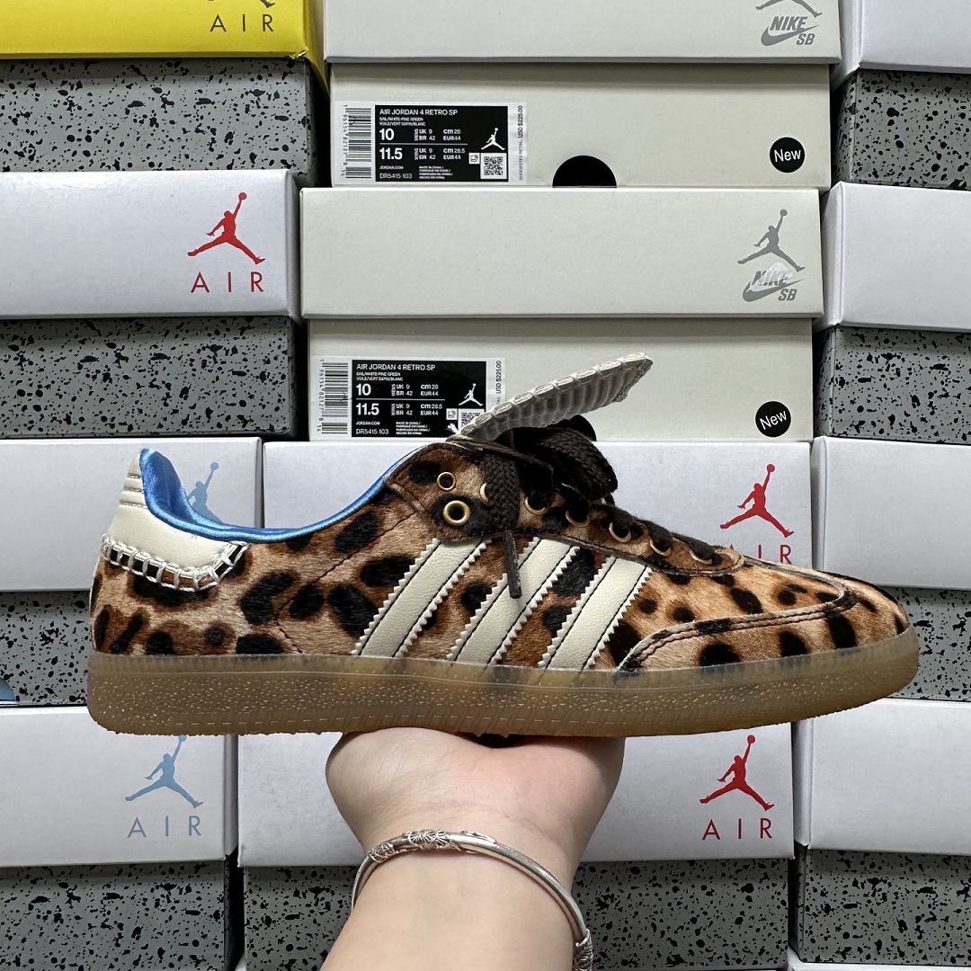 Adidas Samba Pony Tonal Wales Bonner Leopard - Image 6