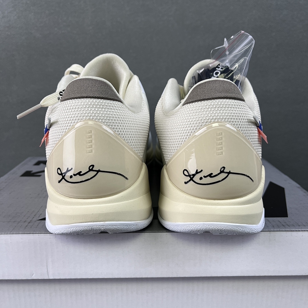 Nike Off White X NK Zoom Kobe ZK5 OW Custom Collab - Image 3