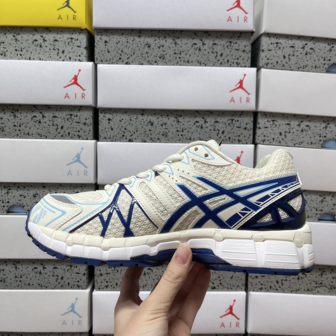ASICS Gel-Kayano 20 (Cream Blue Red) - Image 8