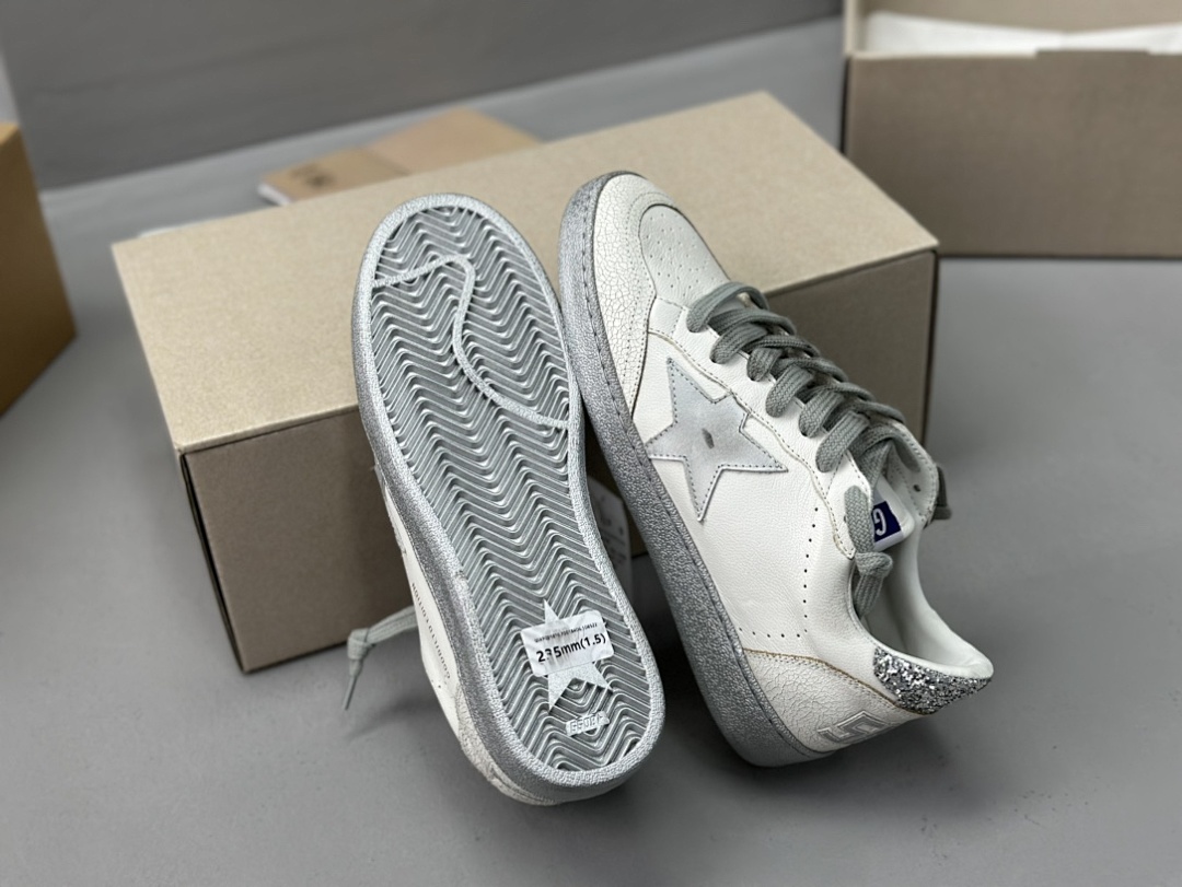 Golden Goose Deluxe Brand Silver Sole Sequin - Image 2