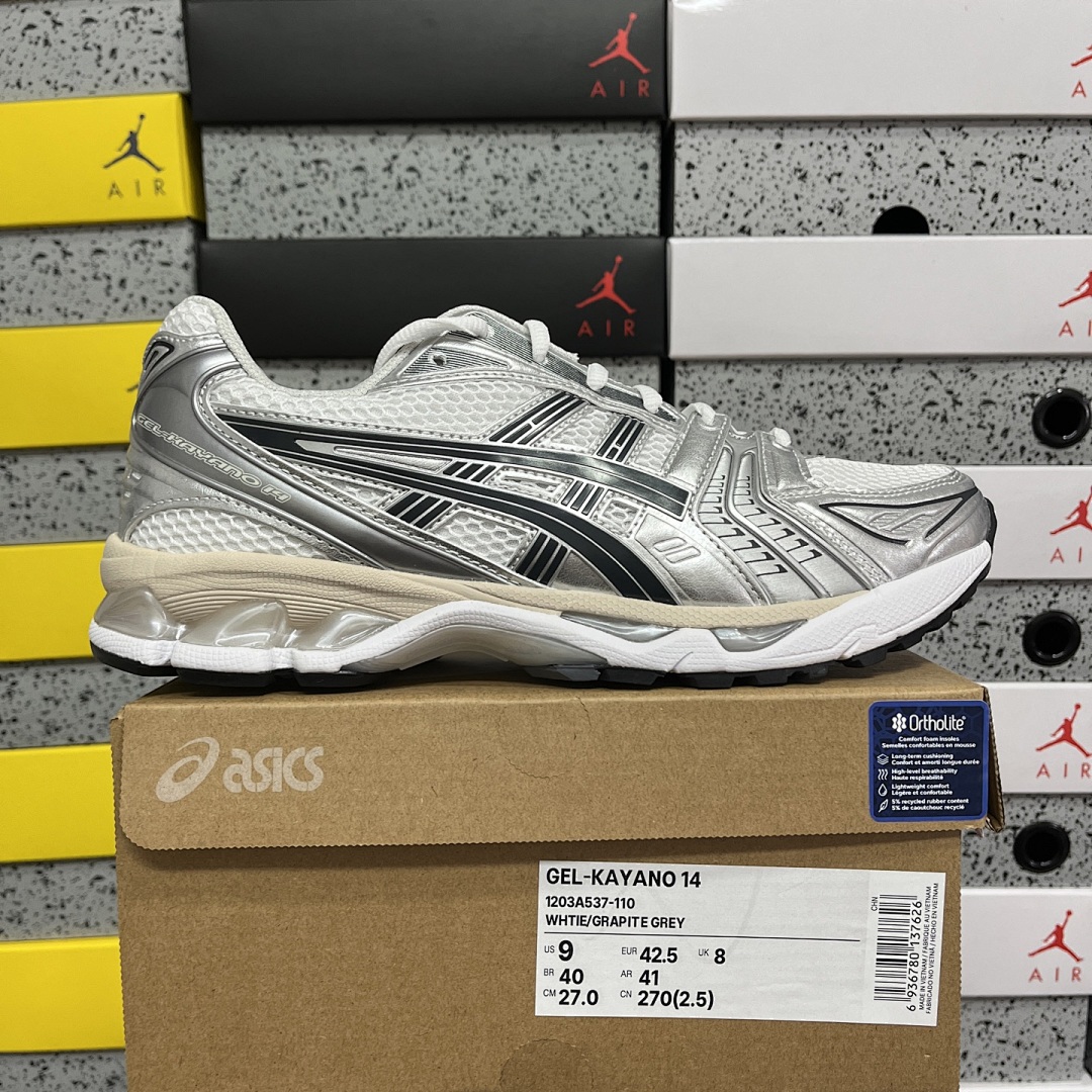 ASICS Gel-Kayano 14 White Graphite Grey 1203A537-110
