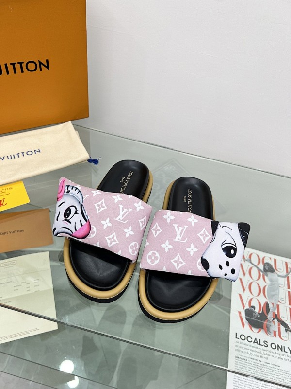 Louis Vuitton Velcro Slippers