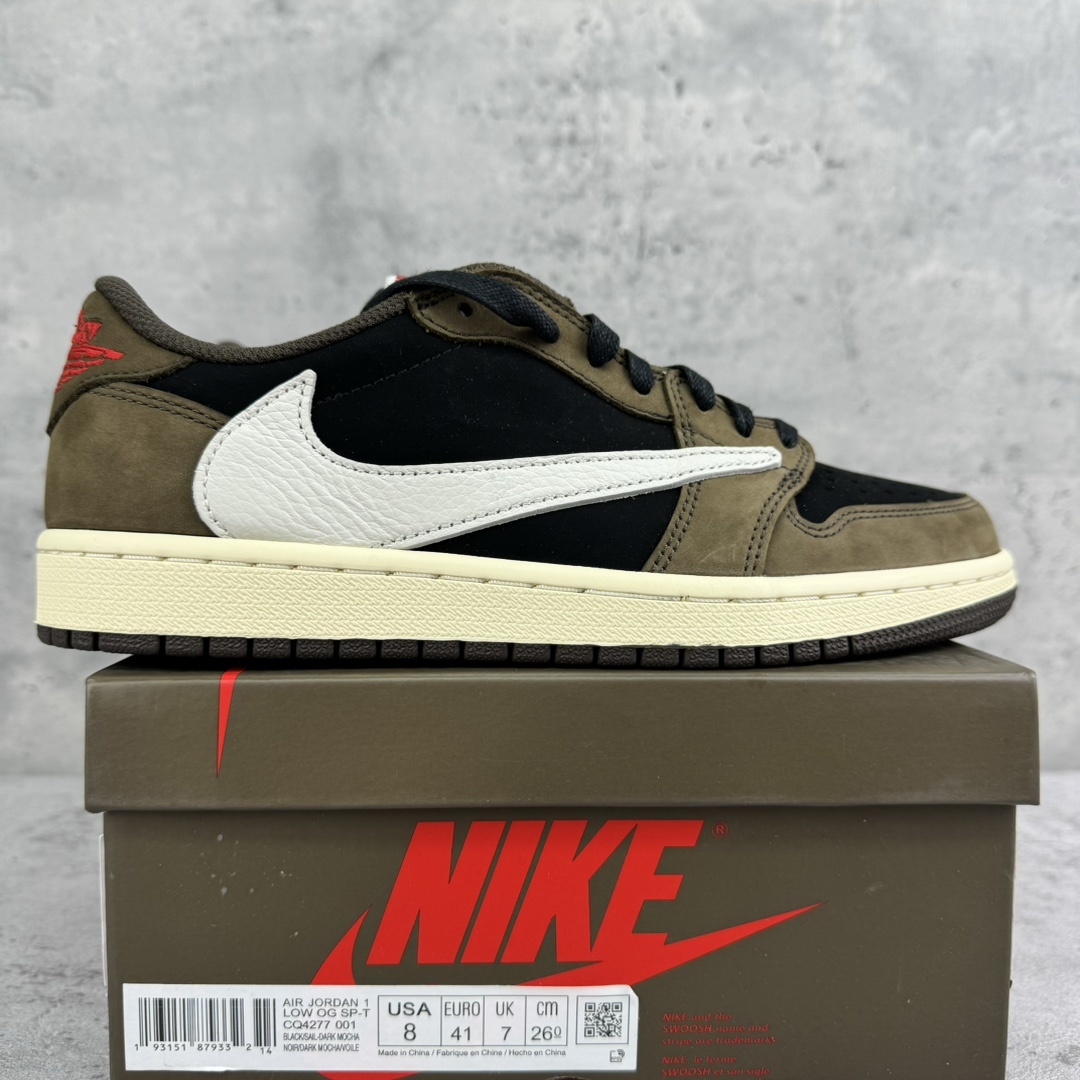 Chanel Jordan 1 Retro Low OG SP Travis Scott (Mocha) - Image 10