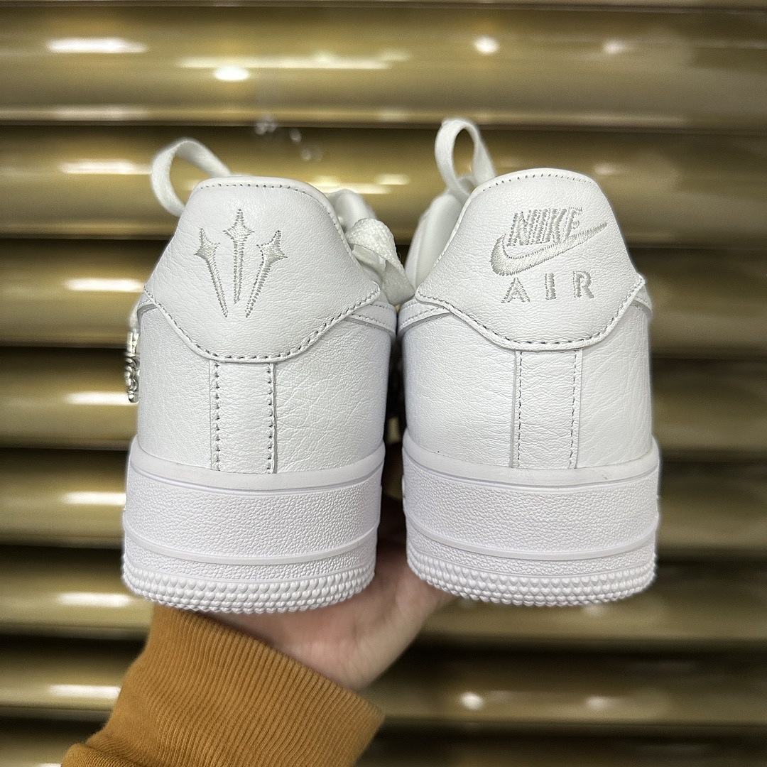 Nike Air Force 1 Low SP Drake NOCTA X Chrome Hearts (White) - Image 7