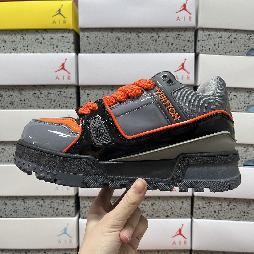 Louis Vuitton Trainer Maxi (Black Silver) - Image 5