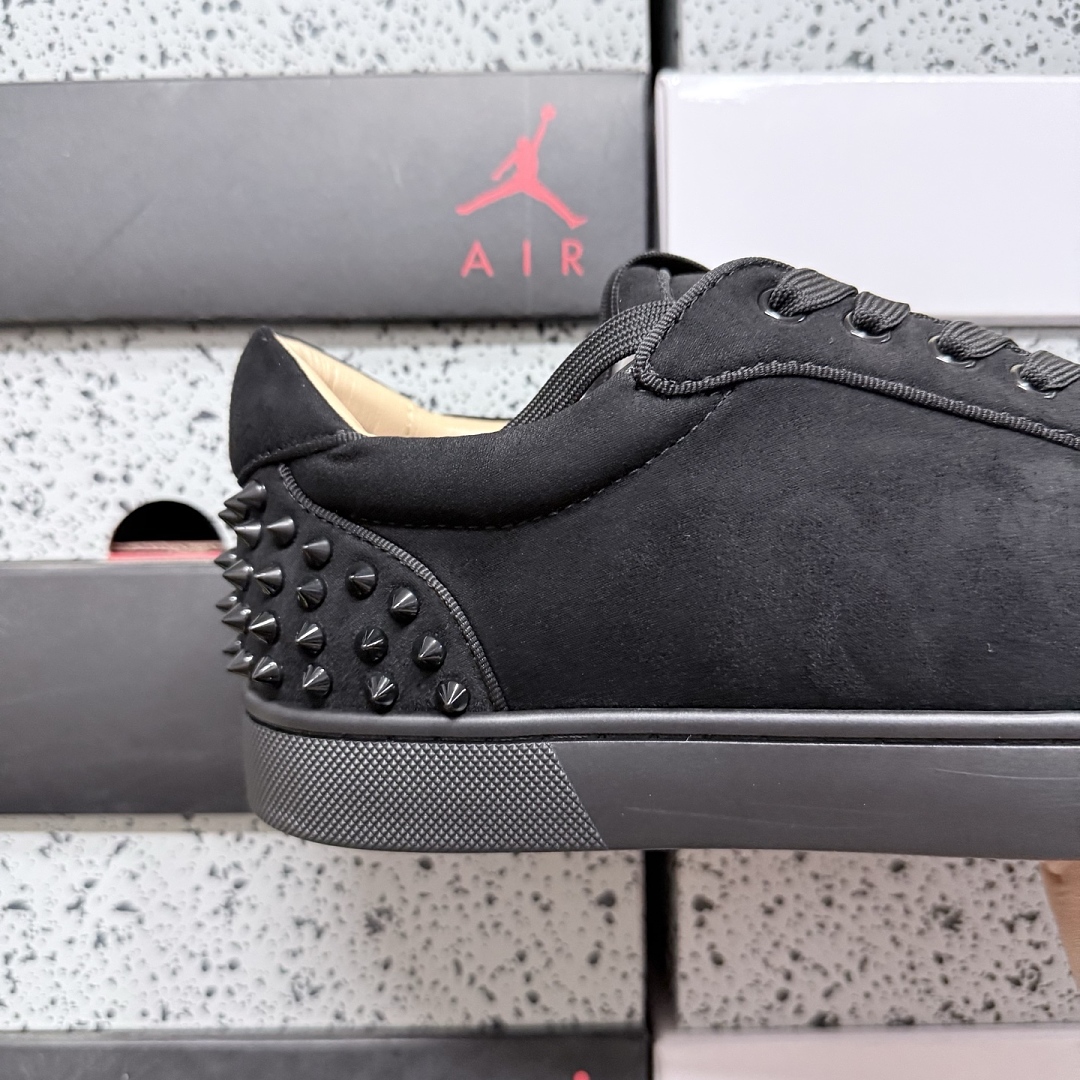 Christian Louboutin CL 1130573CM53 Black Patent Stud - Image 4