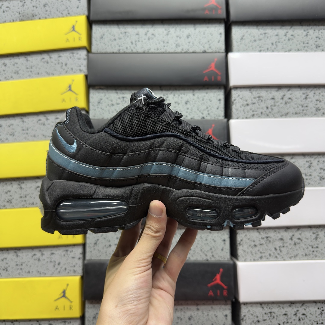 Nike Air Max 95 OG Big Bubble Smoky (Blue Black) - Image 3