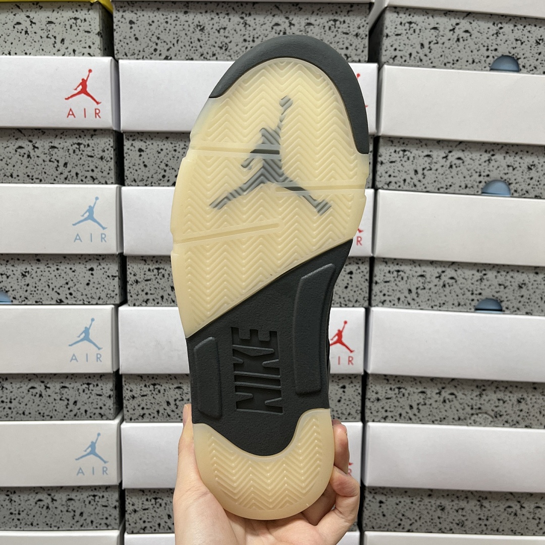 Nike Jordan 5 Retro PSG Paris Saint-Germain Off Noir HQ3004-001 - Image 2