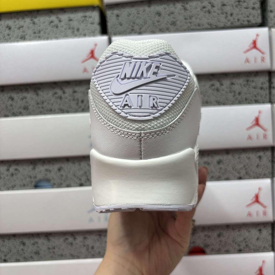 Nike Air Max 90 Recraft Triple White CN8490-100 - Image 8