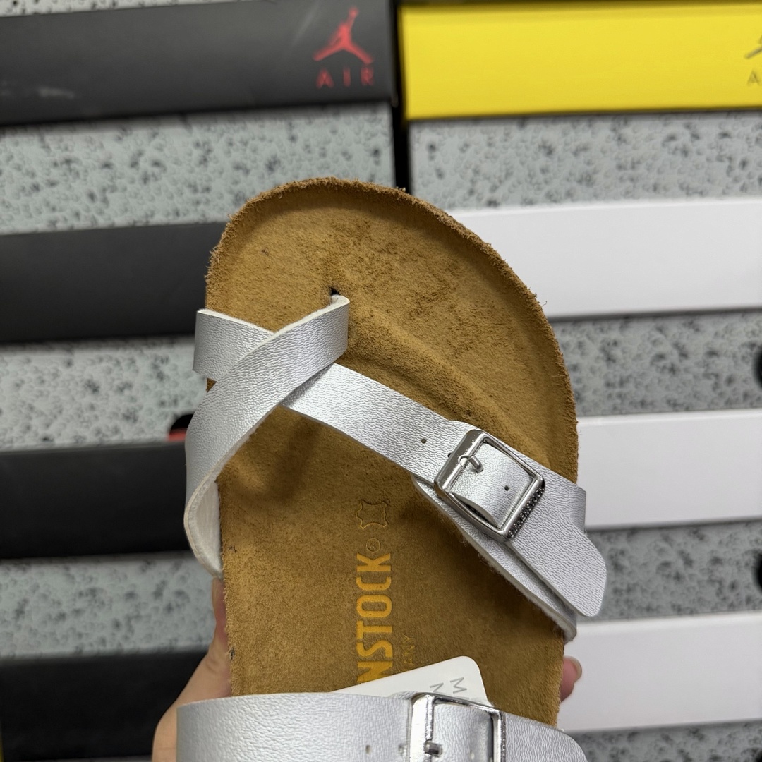 Birkenstock Birken Arizona Birkibuc Double Buckle Flip Flops - Image 7