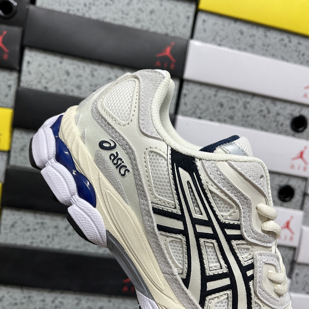 ASICS Gel-NYC White Grey Midnight - Image 5