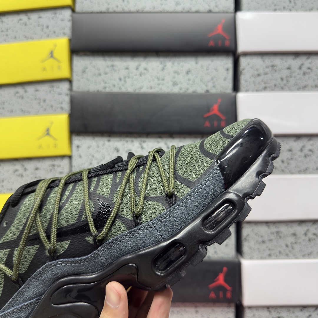 Nike Air Max Plus Utility Medium Olive Black FJ4232-200 Green (Lace Up) - Image 7