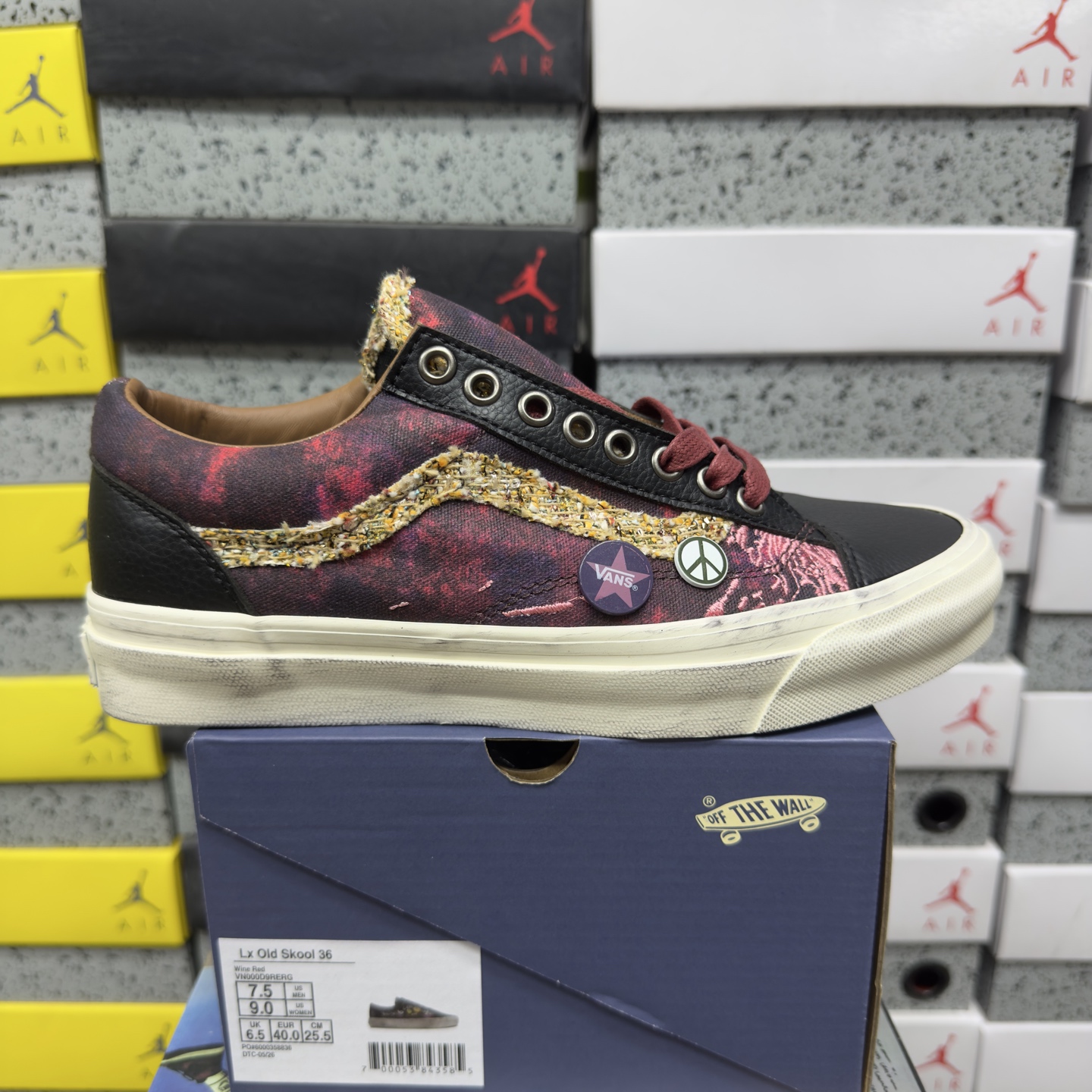 Vans Old Skool 36 LX Souvenir Burgundy VN000D9RERG (Wine Red) - Image 10