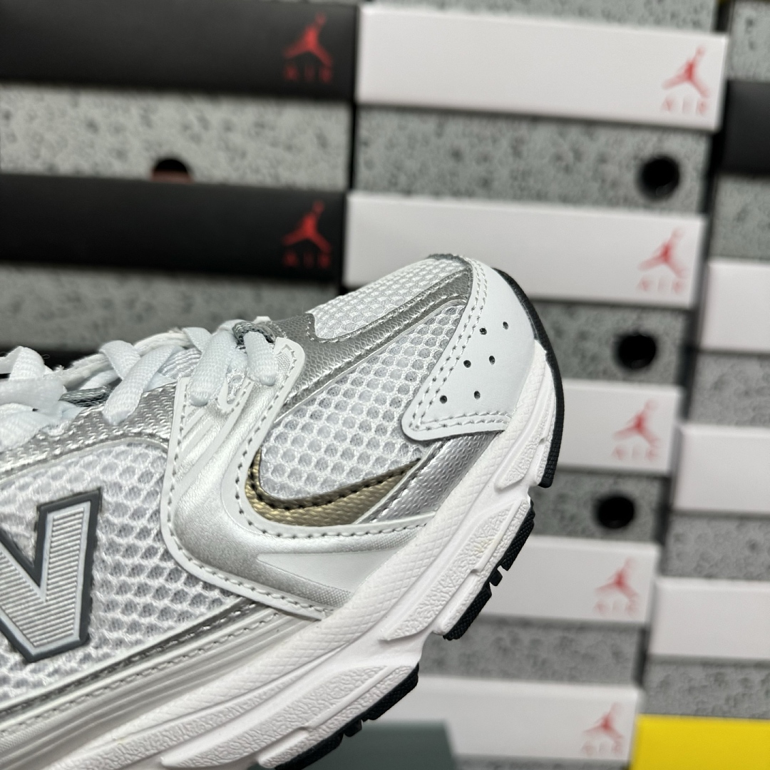 New Balance 530 (White Silver Metallic) - Image 8