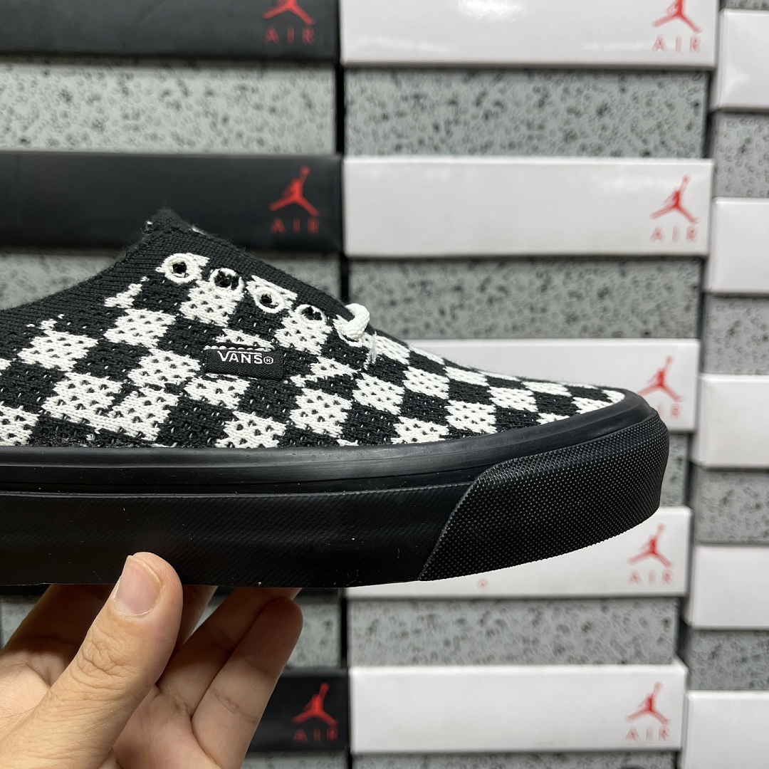 Vans LX Authentic 44 EK Punk Check Black Marshmallow V - Image 10