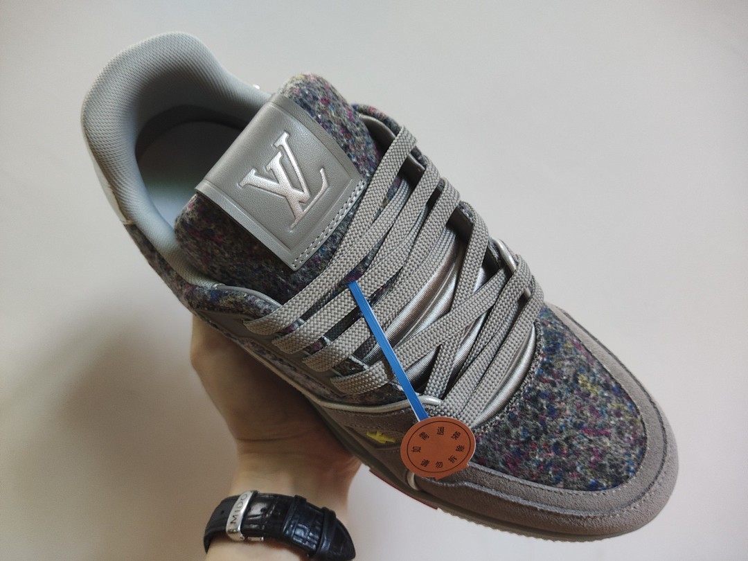 Louis Vuitton LV Trainer Grey Multicolor - Image 5