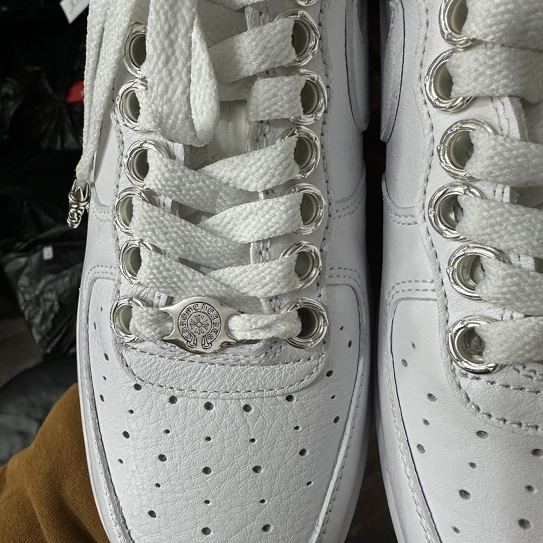 Nike Air Force 1 Low SP Drake NOCTA X Chrome Hearts (White) - Image 4
