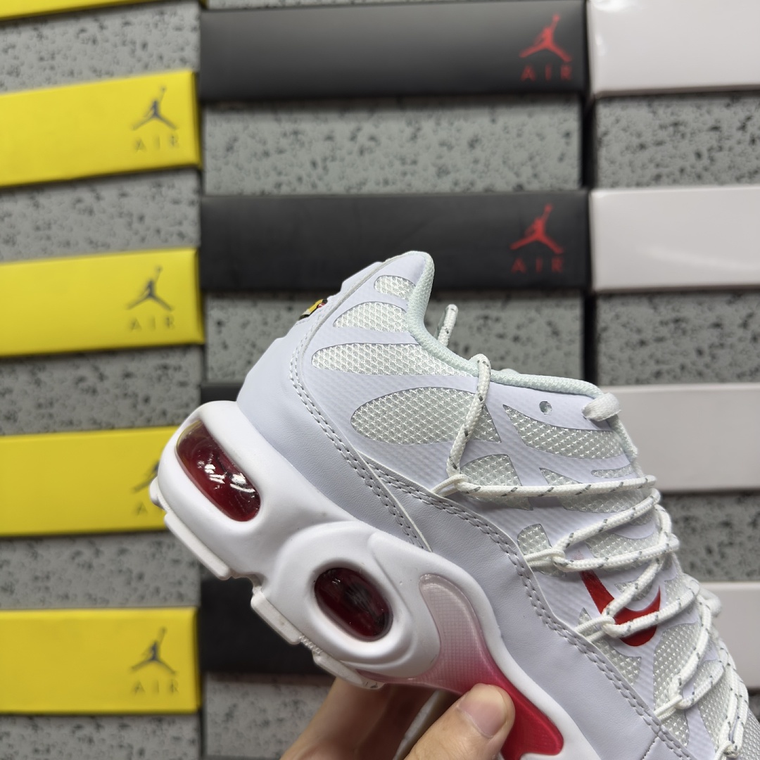 Nike Air Max Plus Lace Utility White University Red FN3488-100 (Up) - Image 4
