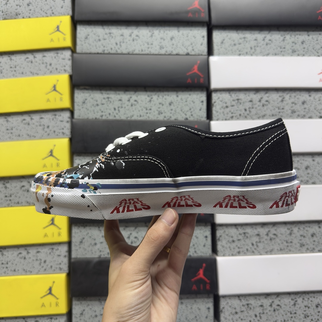 Vans Authentic Reissue 44 Gallery Dept. Art That Kills Black V - Image 7