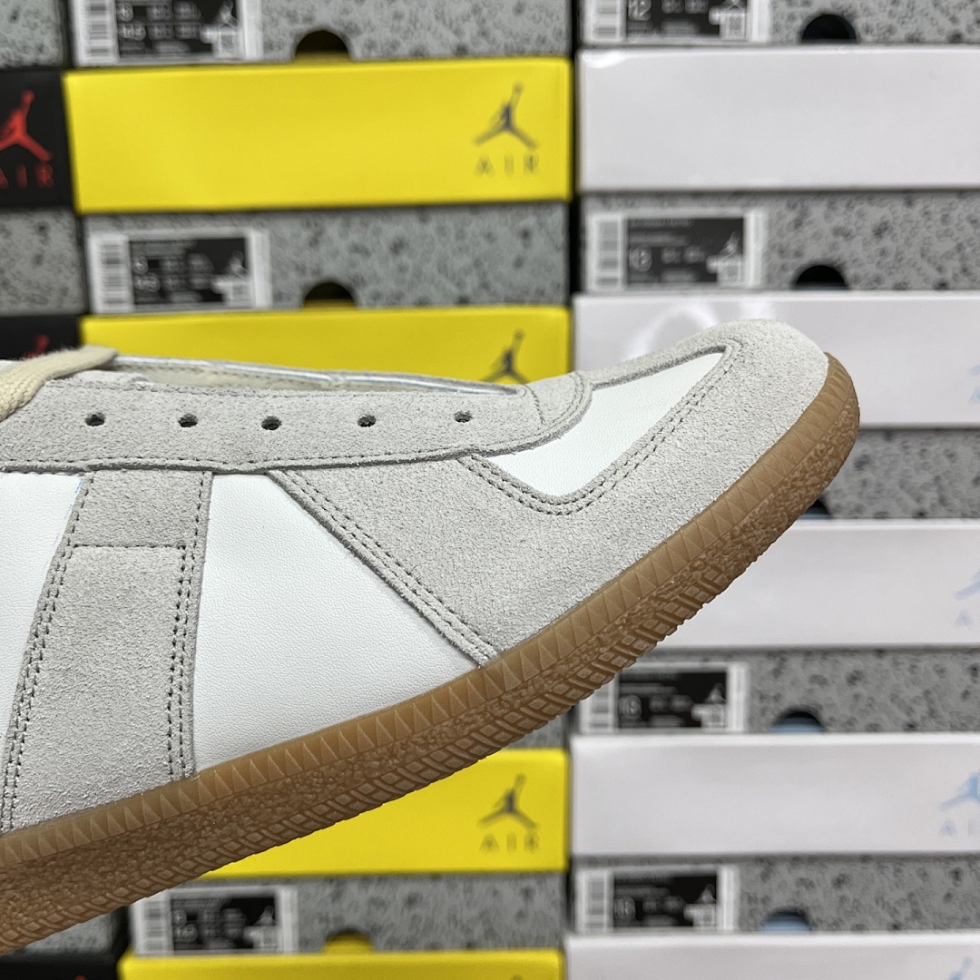 On Running Maison Margiela Replica German Army Trainer GAT LJ : White Grey 1163/1 - Image 8