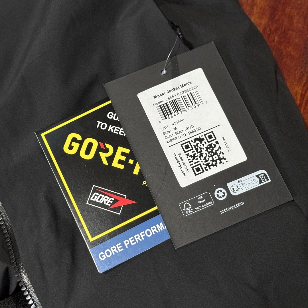 Arc'teryx Macai Jacket Black 70 Velvet - Image 9