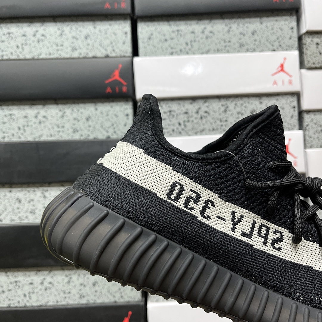 Adidas Yeezy Boost 350 V2 Core (Black White) - Image 2