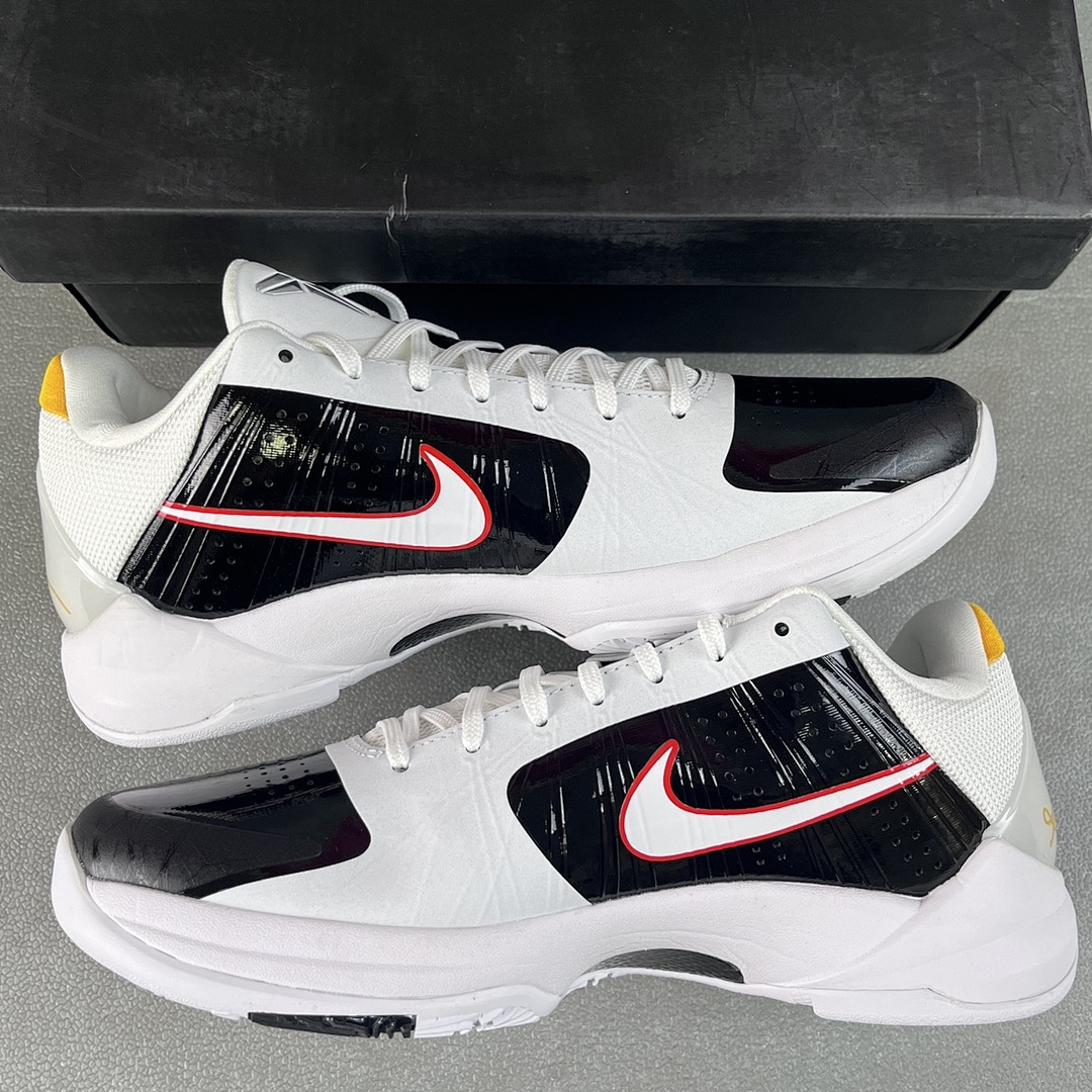 Nike Kobe 5 Protro Bruce Lee Alternate (Black White) - Image 2