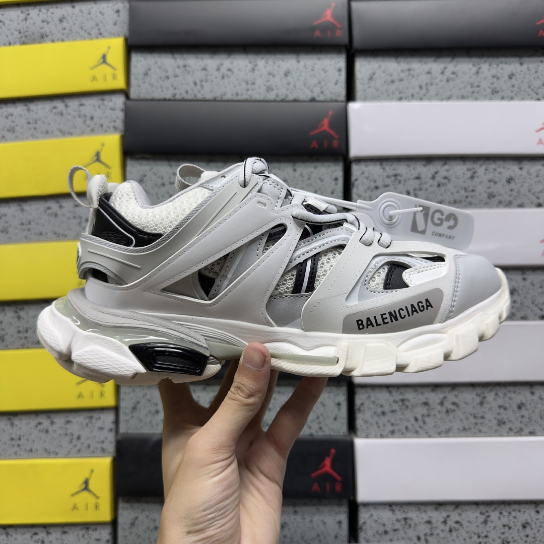 Balenciaga BLCG Track 9812 (White Grey) - Image 3
