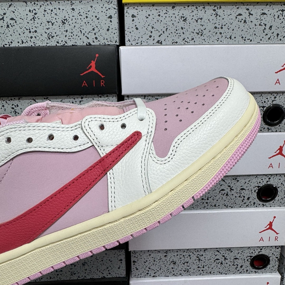 Nike Jordan 1 Retro Low OG SP Travis Scott Shy (Pink) - Image 11