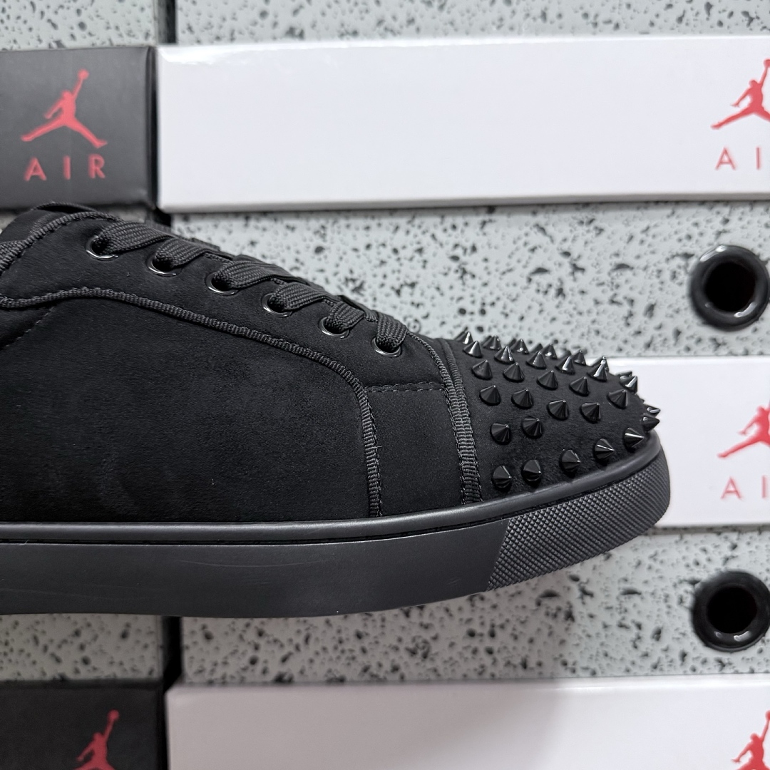 Christian Louboutin CL 1130573CM53 Black Patent Stud - Image 2