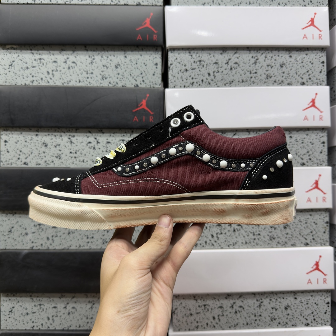 Vans Old Skool 36 VN000E8VYA6 Purple Black Bead - Image 2