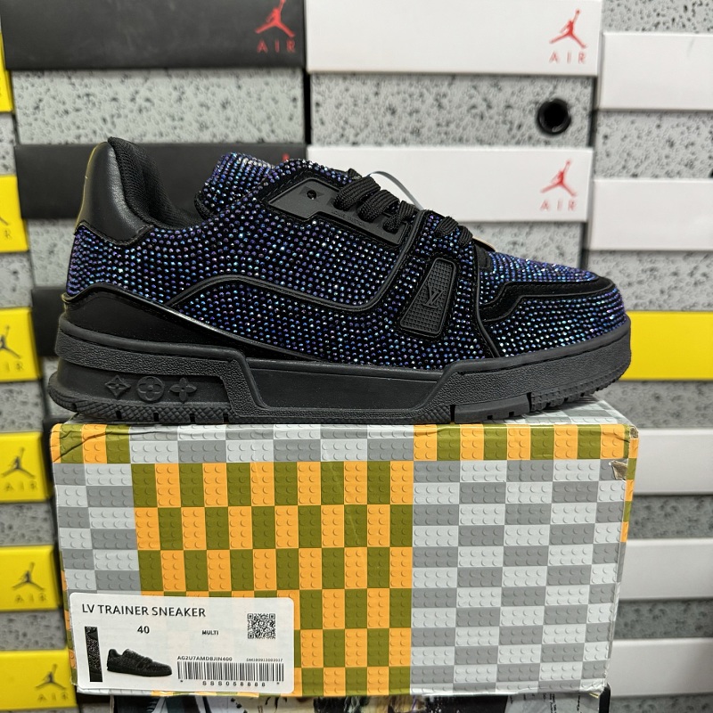 Louis Vuitton Trainer Rhinestone