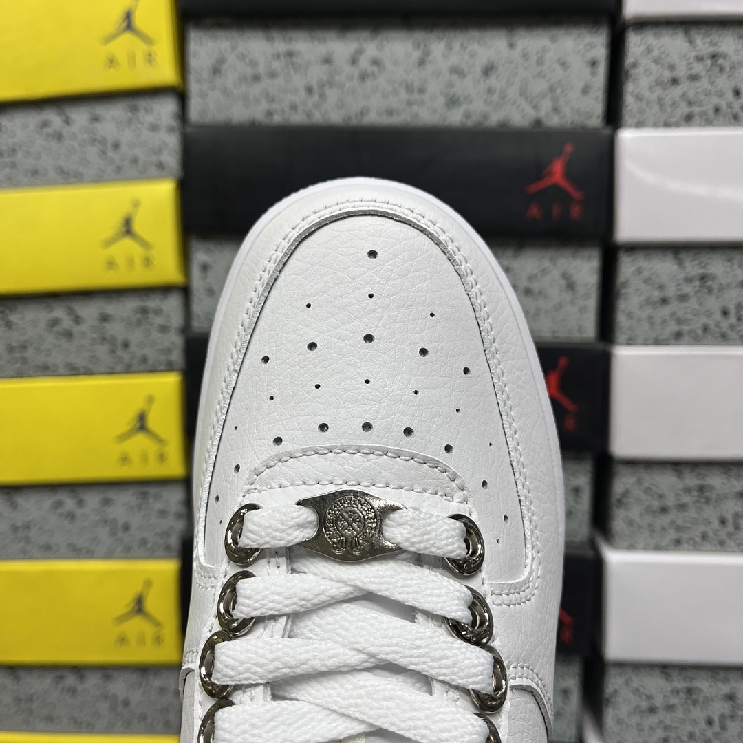 Nike Air Force 1 Low SP Drake NOCTA X Chrome Hearts White CZ8065-100Chrome - Image 6