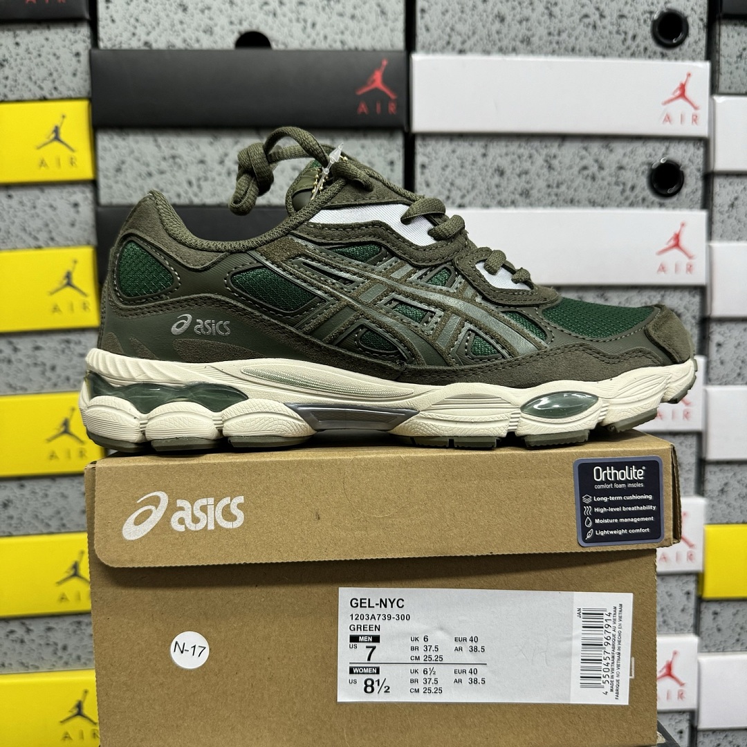 ASICS Gel-NYC Grove Olive Canvas 1203A739-300