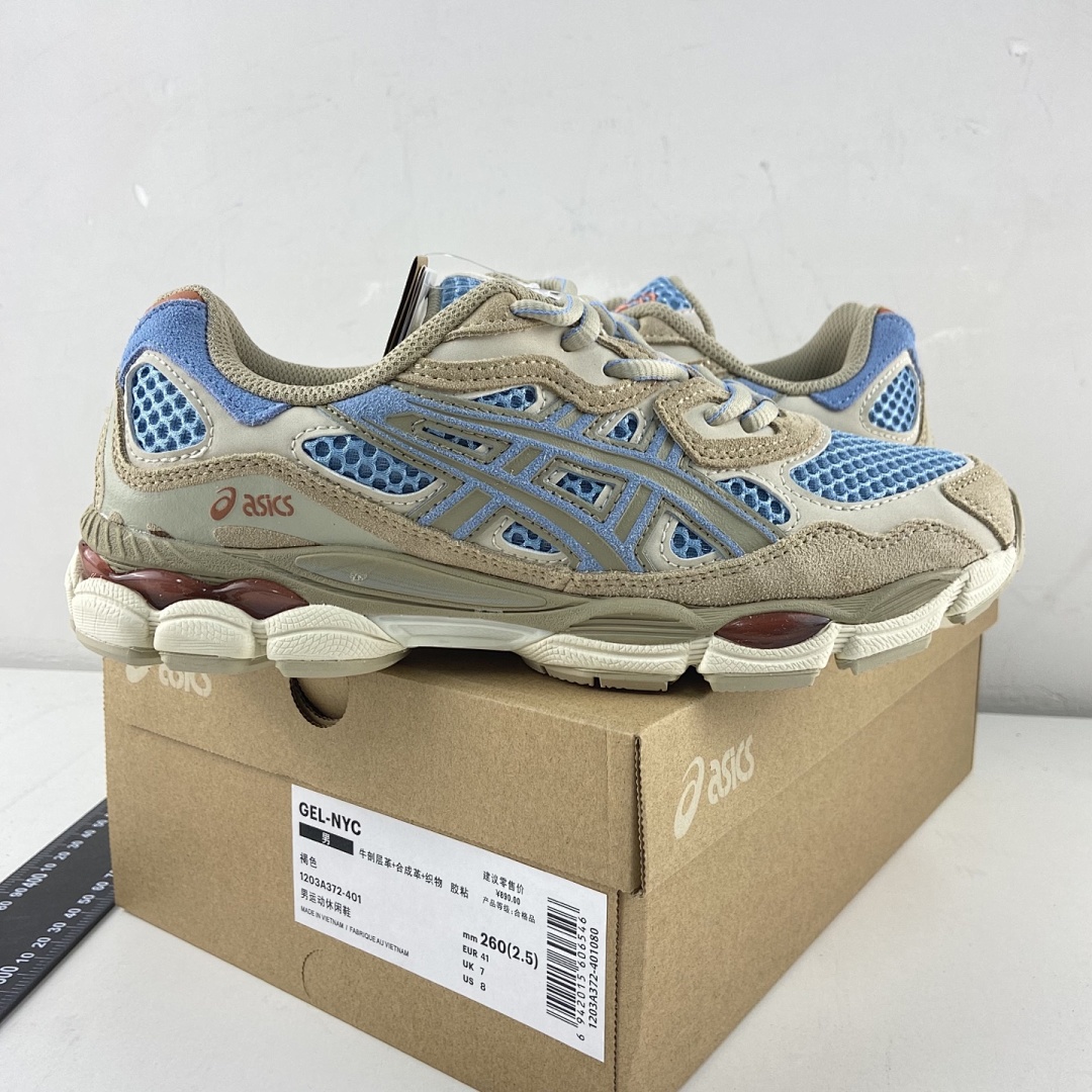 ASICS Gel-NYC Harbor Blue Wood Crepe NYC (Brown)