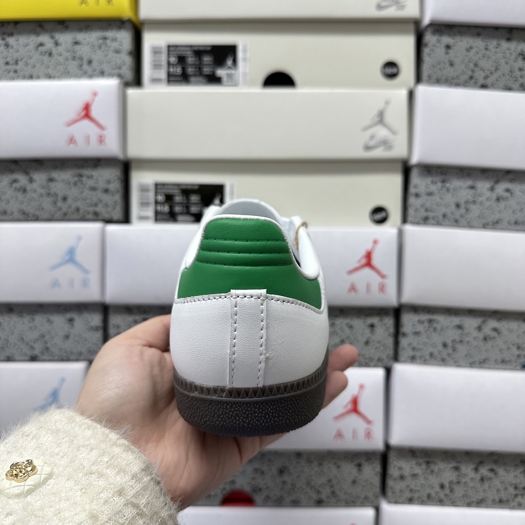 Adidas Samba OG Footwear White Green IG1024 - Image 9